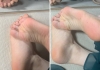 抖音女大高价定制美脚裸足玉足脚底极品视频