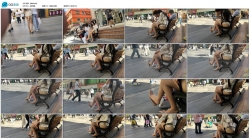 肉丝高跟鞋美女逛街累了休息挑鞋[07:14]