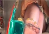【baby敏儿】金色美甲蓝丝诱惑 260429