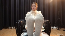 【A&F】Sexy asia sole Vietnamese model jiuli`s sock and foot2 4K（瑶瑶）